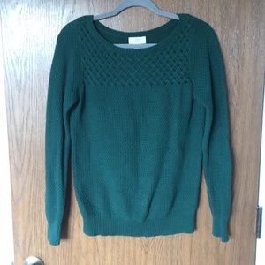 Ann Taylor Loft Green Sweater